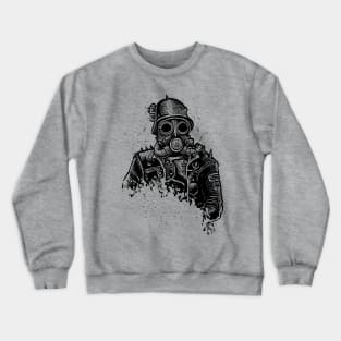 Retro Futurism Steampunk Adventure Soldier 3 Crewneck Sweatshirt